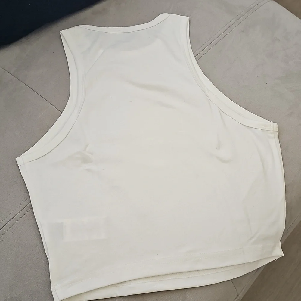 NWOT Howdy Graphic Halter Tee Crop Shirt